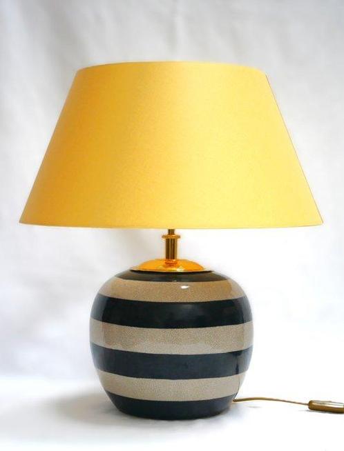 Lampe - Laiton, Porcelaine, Antiek en Kunst, Kunst | Designobjecten