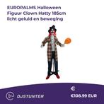 EUROPALMS Halloween Figuur Clown Hatty 185cm Licht Geluid En, Muziek en Instrumenten, Nieuw