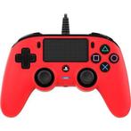 Nacon Compact Controller Rood Wired (PS4 Accessoires), Games en Spelcomputers, Spelcomputers | Sony PlayStation 4, Ophalen of Verzenden