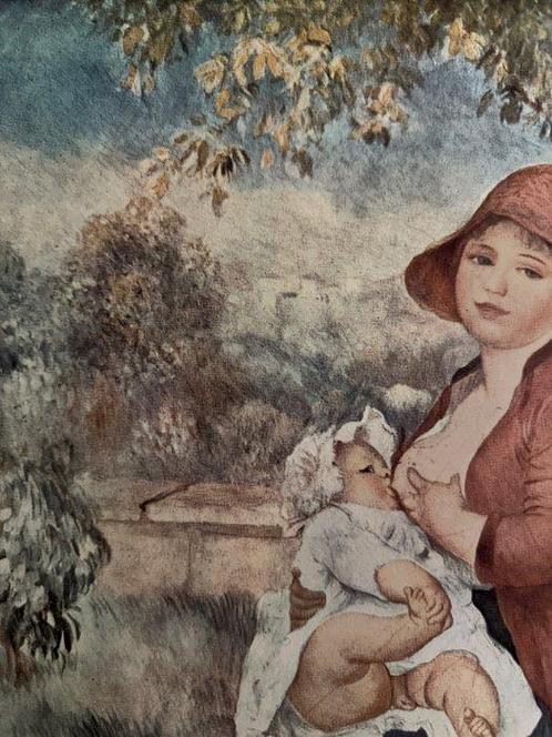 Auguste Renoir (1841-1919) - Madame Renoir avec son fils, Antiek en Kunst, Antiek | Overige Antiek