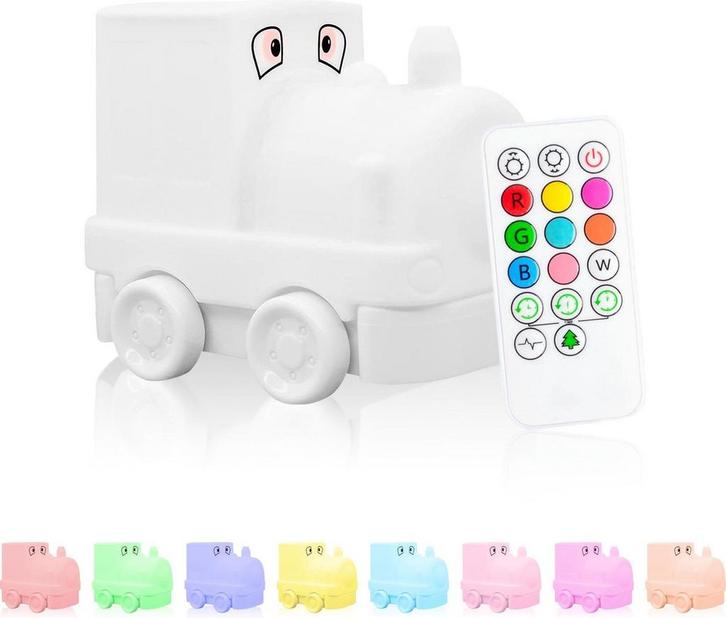 2dekans | Sleepy Friends Trein Nachtlampje Kinderkamer -, Enfants & Bébés, Chambre d'enfant | Lits, Enlèvement ou Envoi