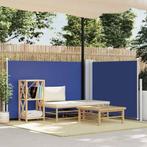 vidaXL Windscherm uittrekbaar 120x1000 cm blauw, Verzenden, Nieuw