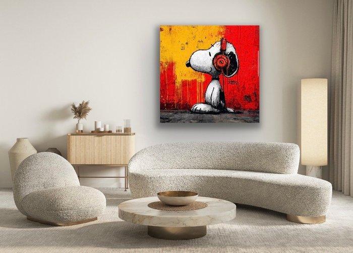 ERIC BRUMETTE - SNOOPY SAVED MY LIFE 30 - Toile L, Antiquités & Art, Art | Objets design