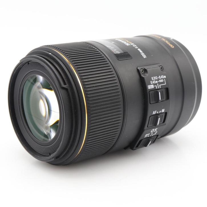 Sigma 105mm f/2.8 EX DG Macro OS HSM Nikon FX | Tweedehands, Audio, Tv en Foto, Foto | Lenzen en Objectieven, Zo goed als nieuw