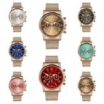 Luxe Horloge voor Dames - Modieus Kwarts Uurwerk Mesh Bandje, Verzenden, Nieuw, Geneva