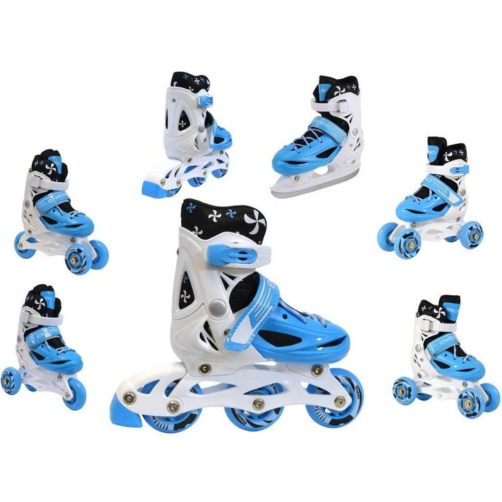 Skeelers kind - schaatsen - 4-in-1 - mt 26-29 - blauw, Sports & Fitness, Patins à roulettes alignées, Enlèvement ou Envoi