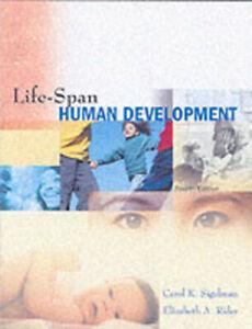 Life-span human development by Carol K Sigelman (Hardback), Livres, Livres Autre, Envoi