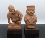 Replica uit de oude precolumbiaanse periode Terracotta twee, Antiek en Kunst