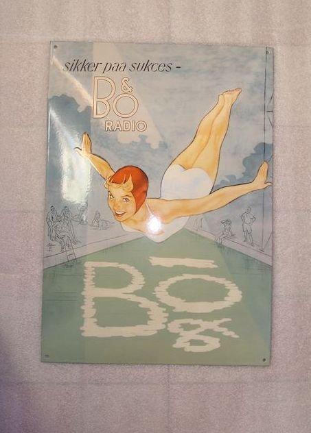 Bang & Olufsen - Bang & Olufsen - emaillebord B&O emailbord, Antiquités & Art, Antiquités | Assiettes décoratives & Carrelages