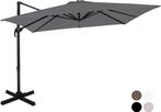 2dekans | VONROC Premium Zweefparasol Pisogne 300x300cm –, Doe-het-zelf en Bouw, Ophalen of Verzenden, Nieuw