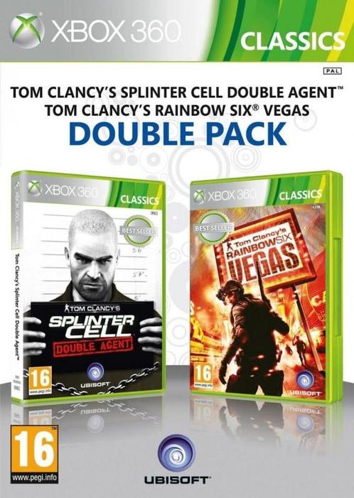 Splinter Cell Double Agent + Rainbow Six Vegas Double Pack, Games en Spelcomputers, Games | Xbox 360, Zo goed als nieuw, Ophalen of Verzenden