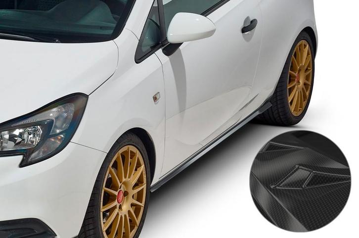 Zijskirts voor Opel Corsa E 3-deurs SS479-C, Auto-onderdelen, Carrosserie, Nieuw, Verzenden