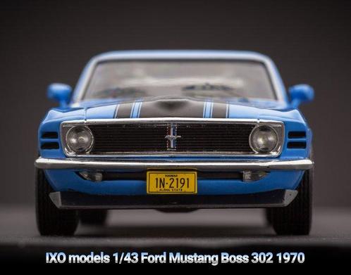 IXO 1:43 - Voiture de sport miniature - Ford Mustang Boss, Hobby en Vrije tijd, Modelauto's | 1:5 tot 1:12