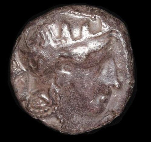 Attica, Athene Tetradrachm ca. 393-294 BC, Postzegels en Munten, Munten | Europa | Niet-Euromunten