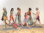 David Gerstein (1944) - Urban walk · Set of 6 sculpture, Antiek en Kunst