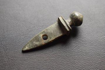 Romain antique, Empire Bronze Amulette de gladiateur romain