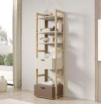Kinderboekenkast - Beige - 51cm - 2 lades - Opbergkast, Verzenden, Nieuw, 50 tot 100 cm, 150 tot 200 cm