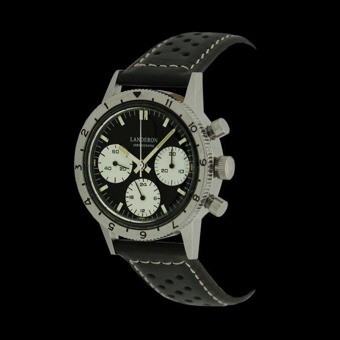 Landeron Tricompax Panda Mecanique - Homme - 2020 et après, Handtassen en Accessoires, Horloges | Heren