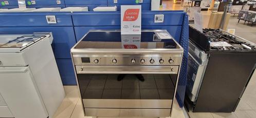 Smeg SCB95CIX + 2 jaar garantie, Elektronische apparatuur, Fornuizen, Vrijstaand, 5 kookzones of meer, Energieklasse A of zuiniger