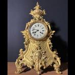 Pendule Regency Verguld brons - 1880-1900, Antiquités & Art, Antiquités | Horloges
