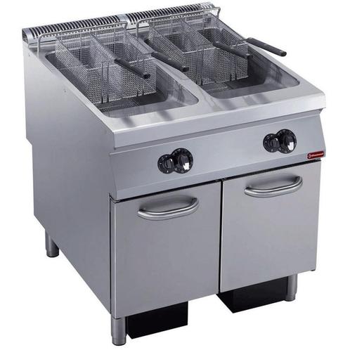 D-G22/F46A8-S Friteuse gaz 2 cuves Y 23 litres, brûleurs, Articles professionnels, Horeca | Équipement de cuisine, Cuisinière, Friteuse et Grils