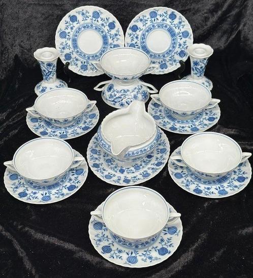 Service de table pour le dîner - Royal Tettau Echt Kobalt –, Antiek en Kunst, Antiek | Meubels | Tafels