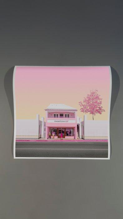Téber - Pink Whale · No Reserve, Antiek en Kunst, Kunst | Designobjecten