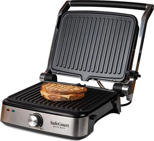 Tweedekans | Safecourt Kitchen Contactgrill compact CG200 -, Huis en Inrichting, Schoonmaakartikelen, Ophalen of Verzenden