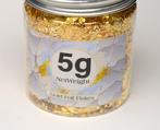 5 gram, Gold Leaf Flakes - Goud (Zonder Minimumprijs), Verzamelen, Mineralen en Fossielen