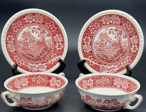 Villeroy & Boch – Rusticana Suppentassen-Set im klassischen, Antiek en Kunst, Antiek | Meubels | Tafels