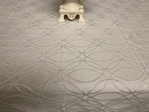 san leucio - Nappe damassée ivoire luxueuse avec des détails, Antiek en Kunst, Antiek | Meubels | Tafels
