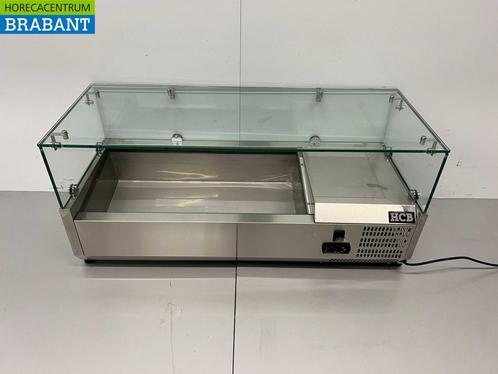 RVS Opzetvitrine Opzet koelvitrine saladière 2 x 1/3 en 1 x, Zakelijke goederen, Horeca | Keukenapparatuur, Ophalen of Verzenden