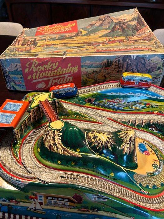 Technofix - Blikken speelgoed - Rocky Mountains Train – Rare, Antiek en Kunst, Antiek | Speelgoed