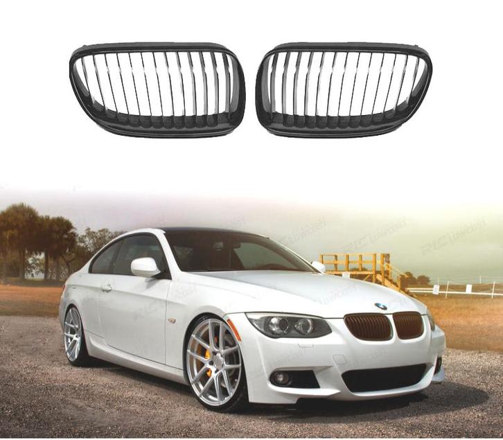 CALANDRES BMW E92 E93 10-14 LOOK M3 NOIR BRILLANT, Auto-onderdelen, Carrosserie, Verzenden