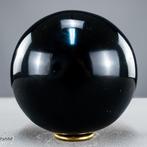 Natuurlijke zwarte toermalijn Sphere, uit Brazilië- 3241.23, Verzamelen, Mineralen en Fossielen