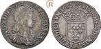 1/12 Ecu Paris 1661 A Frankreich: Ludwig Xiv, 1643-1715:, Timbres & Monnaies, Pièces & Médailles, Verzenden