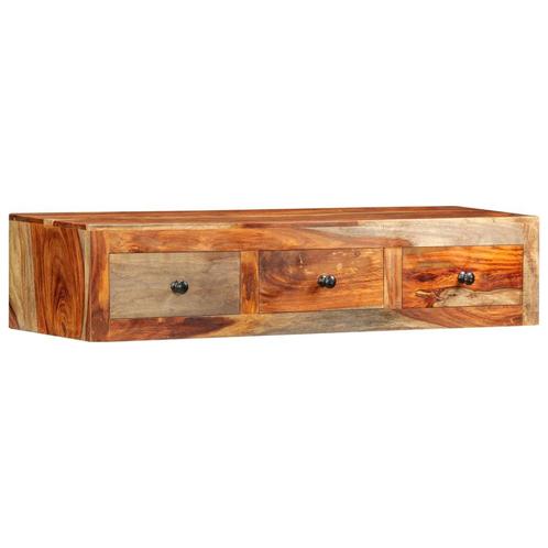 vidaXL Wandtafel 100x25x20 cm massief acaciahout, Huis en Inrichting, Tafels | Bijzettafels, Nieuw, Verzenden
