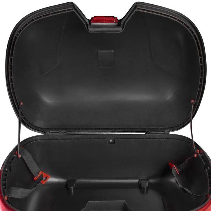 tectake Inhoud motorkoffer ca. 49 liter - zwart, Motoren, Accessoires | Koffers en Tassen, Verzenden