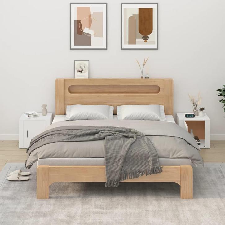 vidaXL Nachtkastjes 2 st 50x39x47 cm wit, Huis en Inrichting, Kasten | Overige, Nieuw, Verzenden