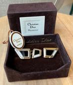 Christian Dior - Cufflinks & Tie tack - Onyx -