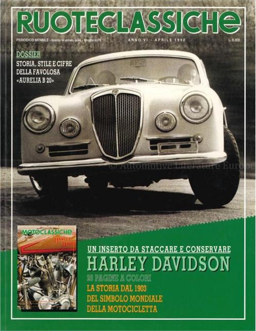 1992 RUOTECLASSICHE MAGAZINE 50 ITALIAANS, Livres, Autos | Brochures & Magazines