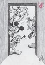 Millet - 1 Original drawing - Donald Duck - contento - 2024