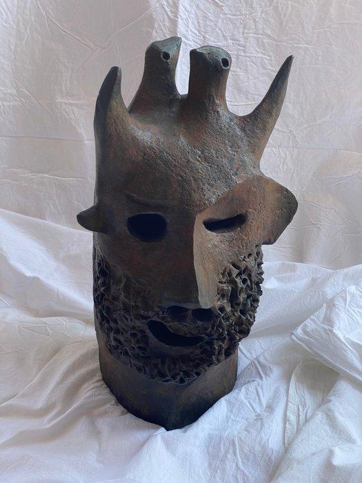 Juan García Ripollés (1932) - sculptuur, Busto Bifronte - 60, Antiek en Kunst, Antiek | Overige Antiek