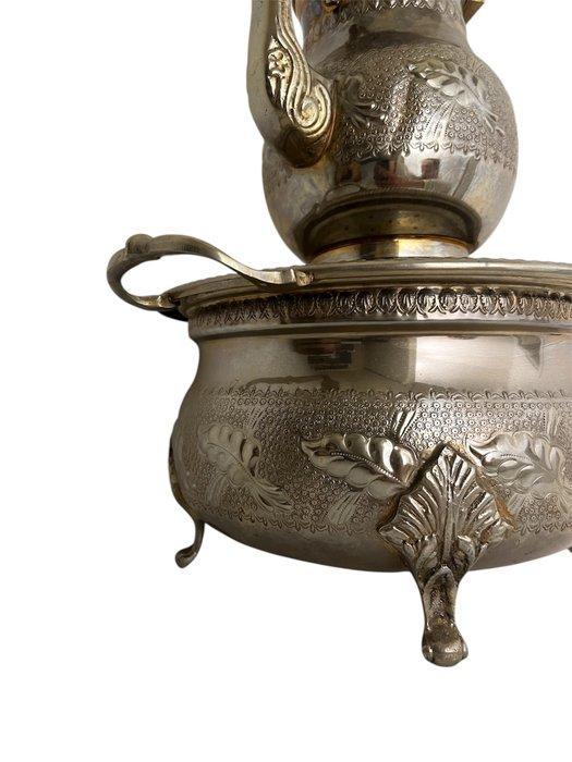 ESSEBAR HAMID - Theepot (4) - Metaal - zilveren theepot, Antiquités & Art, Antiquités | Ustensiles de cuisine