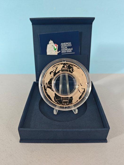 Italië. 10 Euro 2025 Amerigo Vespucci Proof (Zonder, Postzegels en Munten, Munten | Europa | Euromunten