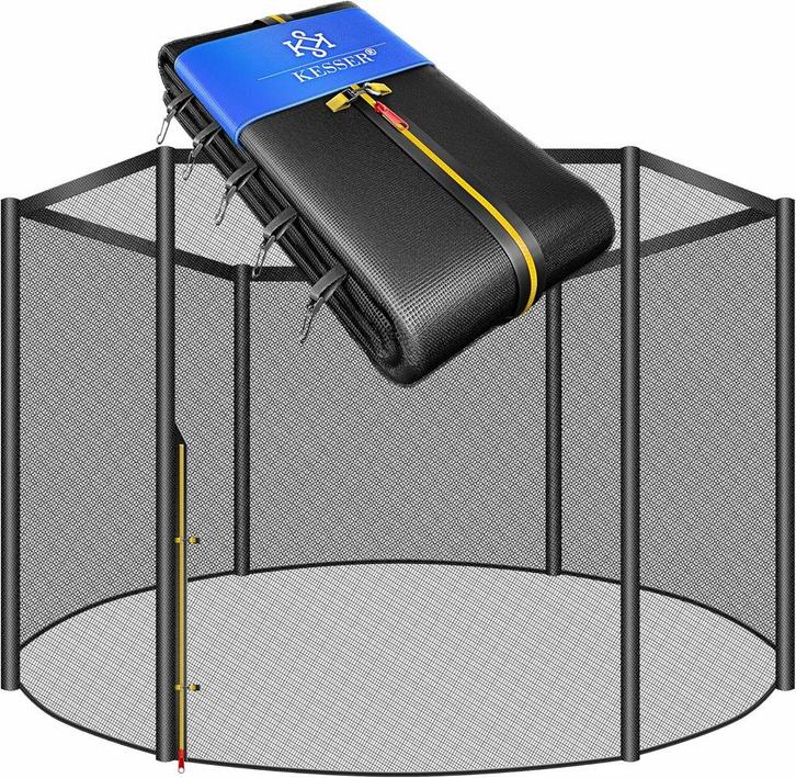 KESSER® Veiligheidsnet Trampoline - Trampolinenet - Ø366cm -, Tuin en Terras, Overige Tuin en Terras, Verzenden