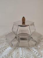 Christofle - Suikerkom - Glas, Zilver metaal, Antiek en Kunst