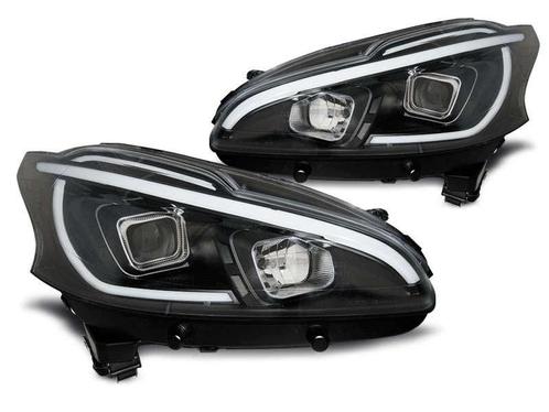 Peugeot 208 4-12 tot 6-15 LEDtube koplamp unit Black, Autos : Pièces & Accessoires, Éclairage, Envoi