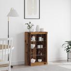 vidaXL Dressoir met LED-lampen Oud Hout 60,5x37x100 cm, Verzenden, Nieuw