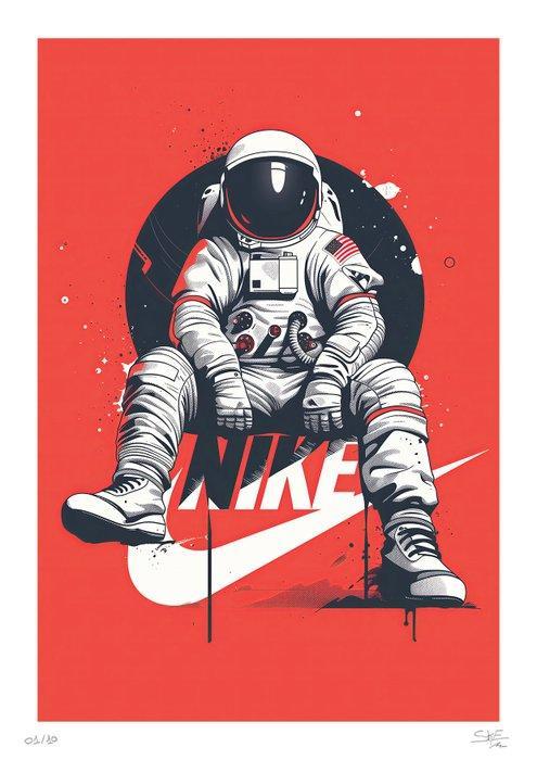 SKE - Nike to the moon, Antiek en Kunst, Kunst | Schilderijen | Modern